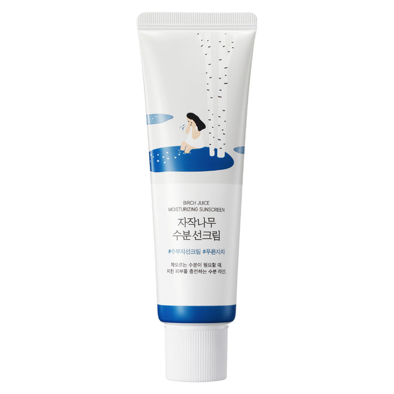 Round Lab Birch Juice Moisturizing Sun Cream SPF50+ PA++++ 50ml tube, front view