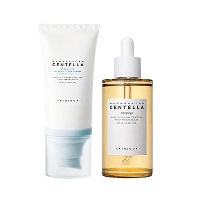 SKIN1004 Centella Glow Duo Set with Centella Ampoule and Hyalu-Cica Water-Fit Sun Serum