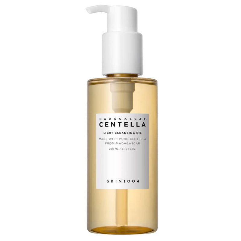 SKIN1004 Madagascar Centella Light Cleansing Oil 200ml pump bottle, front view
