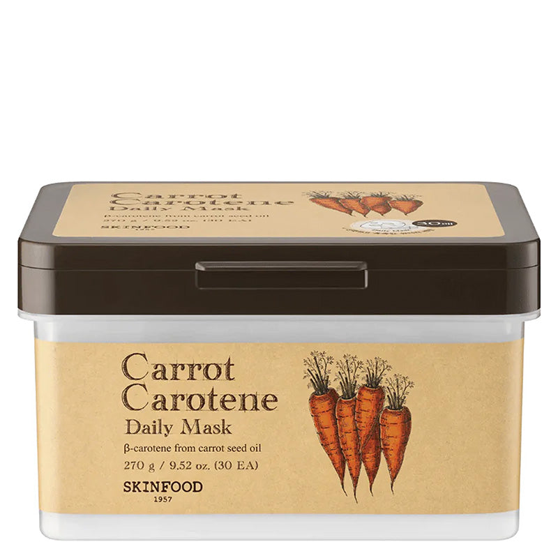 SKINFOOD Carrot Carotene Daily Mask 270g tub with 30 sheets