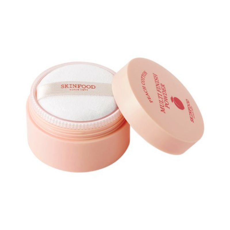 SKINFOOD Peach Cotton Multi Finish Powder 5g loose powder case
