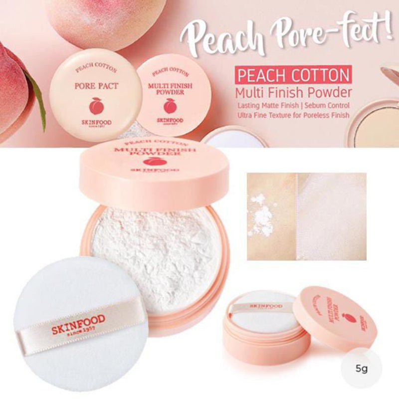 SKINFOOD Peach Cotton Multi Finish Powder 5g - photo 3