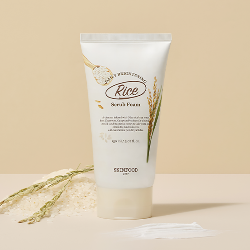 SKINFOOD Rice Daily Brightening Scrub Foam 150ml - photo 2