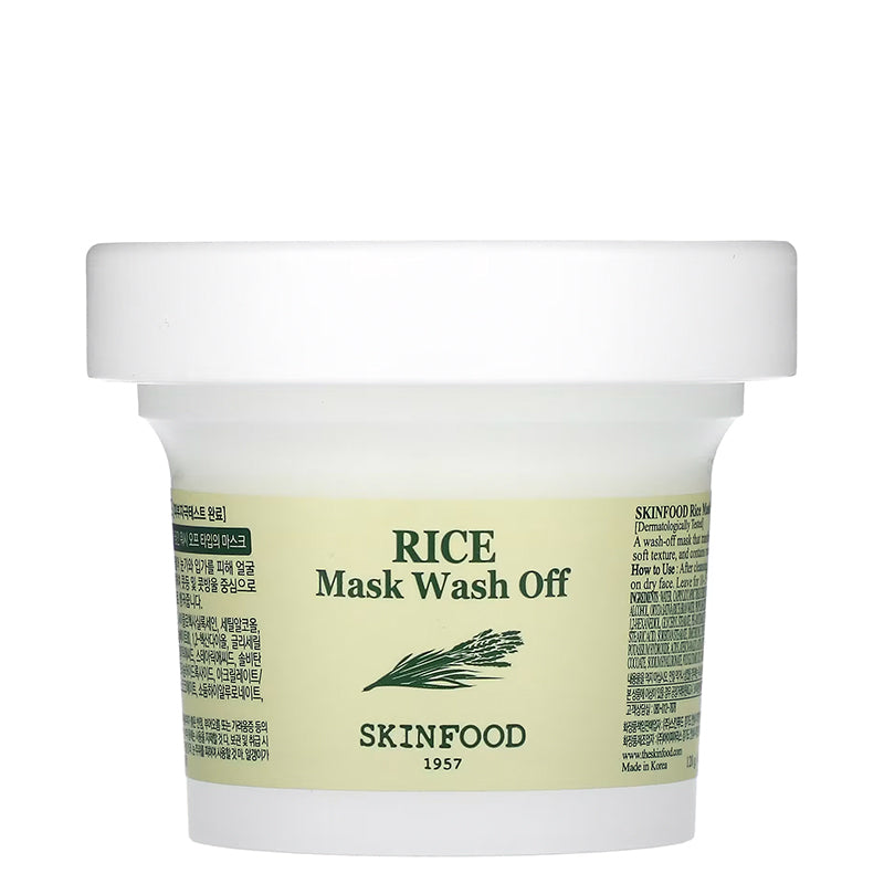 SKINFOOD Rice Mask Wash Off 120g jar, front view
