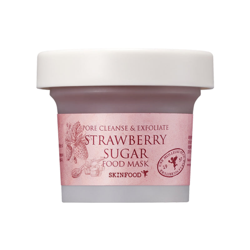 SKINFOOD Strawberry Sugar Food Mask 120g jar with strawberry design, front view