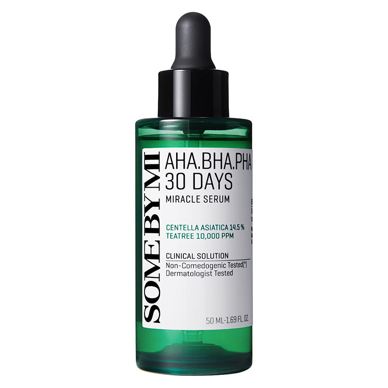 SOME BY MI AHA BHA PHA 30 Days Miracle Serum 50ml dropper bottle, front view