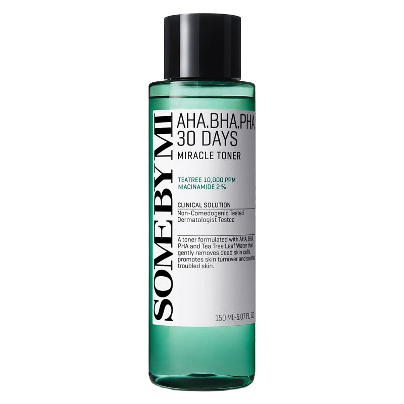 SOME BY MI AHA BHA PHA 30 Days Miracle Toner bottle, front view