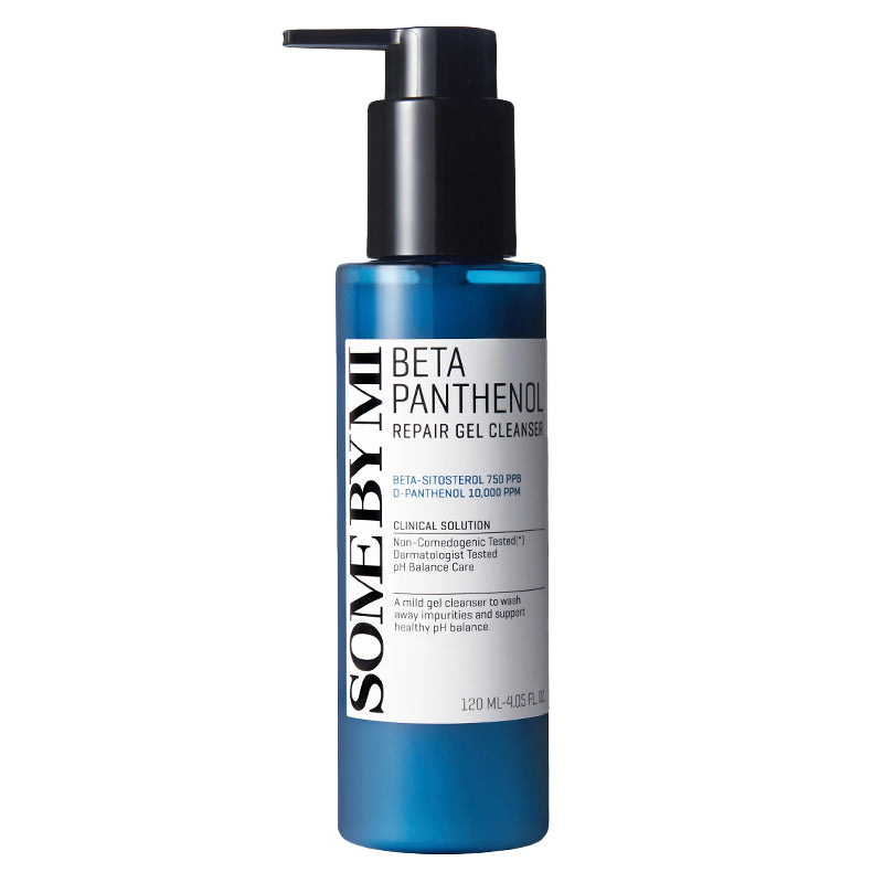 SOME BY MI Beta Panthenol Repair Gel Cleanser 120ml tube, front view