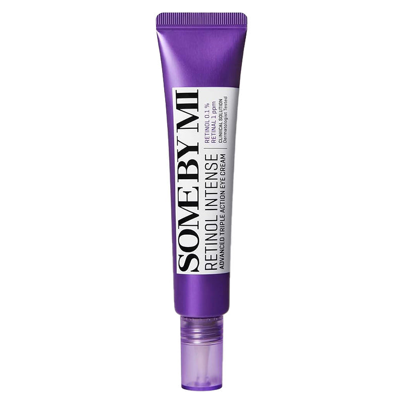 SOME BY MI Retinol Intense Advanced Triple Action Eye Cream 30ml tube with applicator, front view