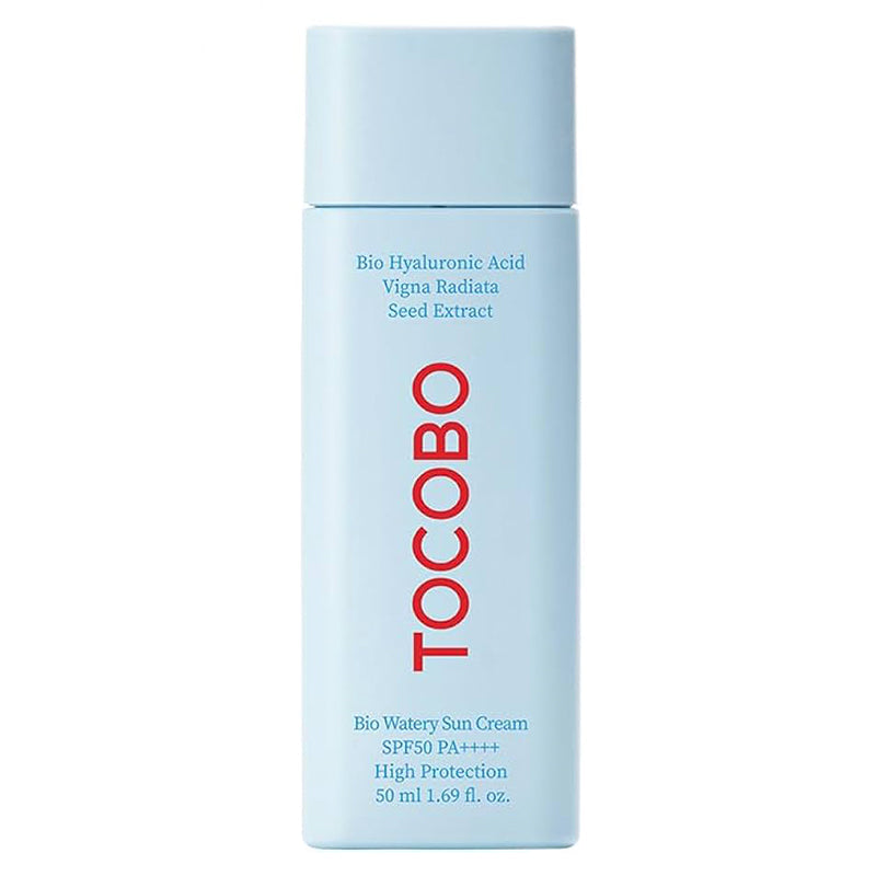 TOCOBO Bio Watery Sun Cream SPF50 PA++++ 50ml tube, front view