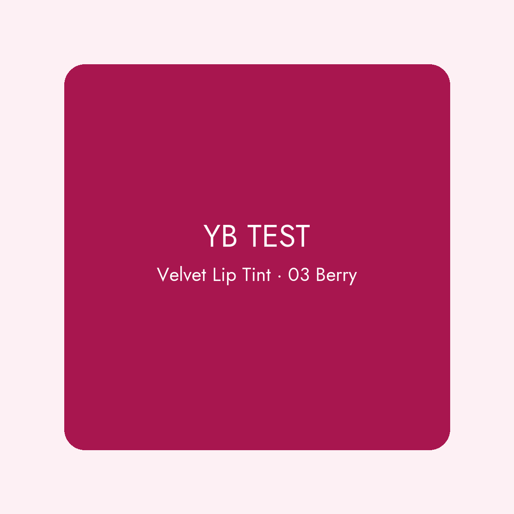 YB TEST – Velvet Lip Tint 03 Berry