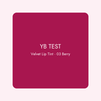 YB TEST – Velvet Lip Tint 03 Berry